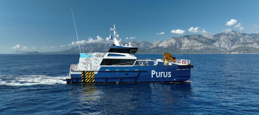 Transit: PURUS REDCAR         entering Scottish East Coast at Berwick North Sea Gateway