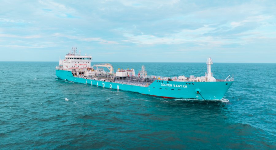 Transit: GOLDEN BANYAN entering English South Coast at The Dover Strait