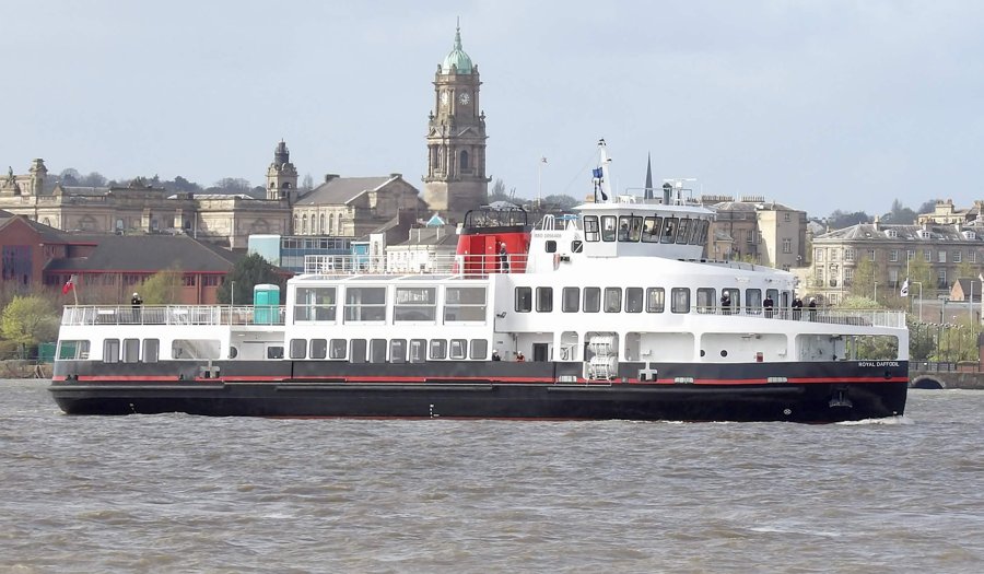 Photograph of the Passenger / Mersey Ferry: ROYAL DAFFODIL       (IMO: 1056408000). Documented in UK and Regional Shipping Movements.