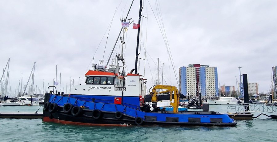 Transit: AQUATIC WARRIOR      entering English South Coast at The Dover Strait