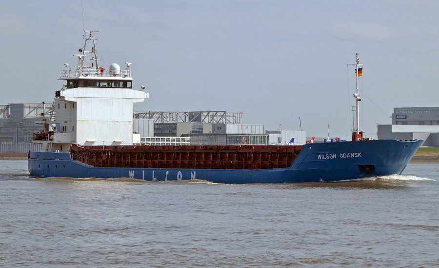  Celtic Sea - WILSON GDANSK        transiting Celtic Sea