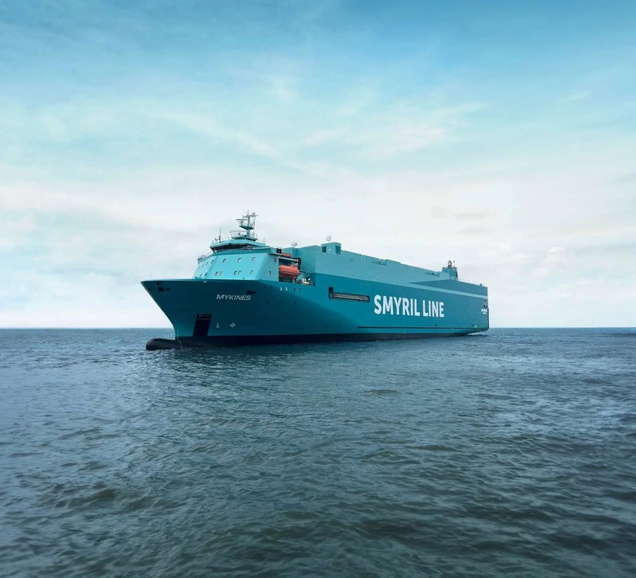 Transit: MYKINES entering Scottish North Coast at Pentland Firth