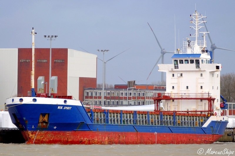 Teeside Arrival: RIX SPIRIT          