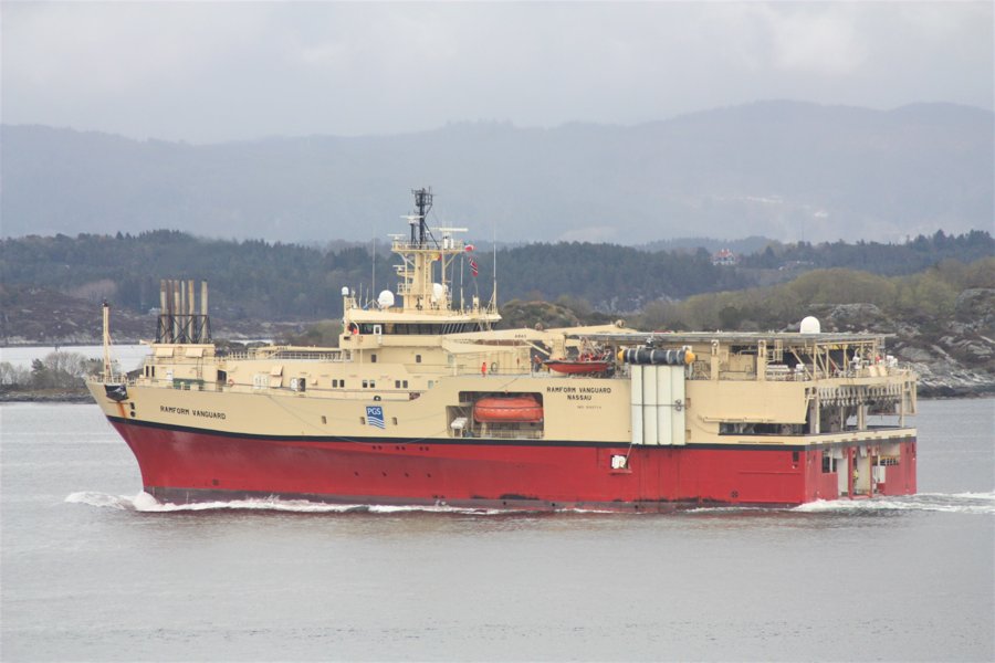 Photograph of the Research/Survey Vessel: RAMFORM VANGUARD     (IMO: 9188714). Documented in UK and Regional Shipping Movements.