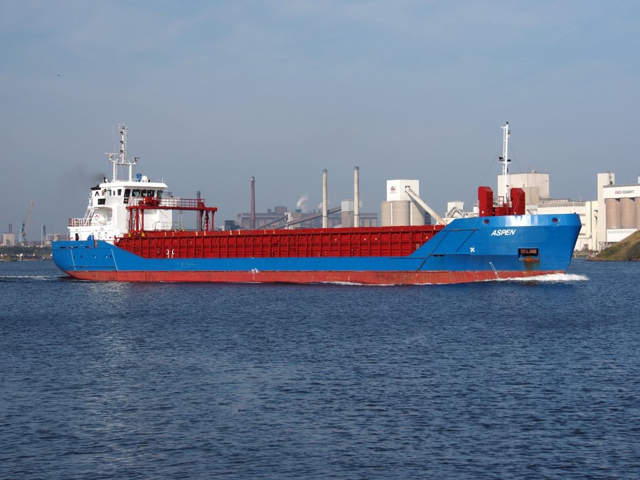 Transit: ASPEN                entering English South Coast at The Dover Strait