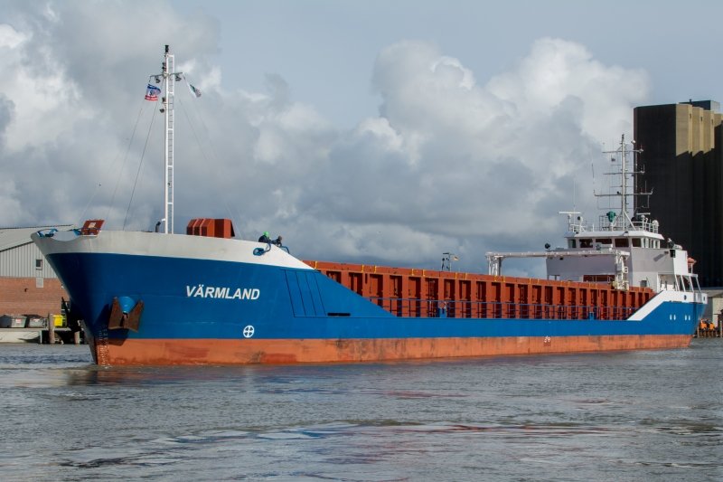 Transit: VAERMLAND            entering English South Coast at The Dover Strait