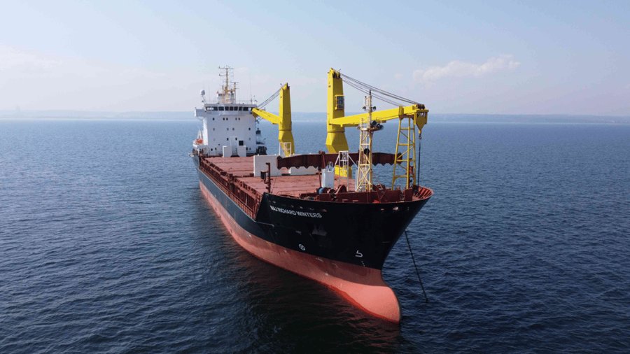 Transit: MAJ RICHARD WINTERS entering English South Coast at The Dover Strait