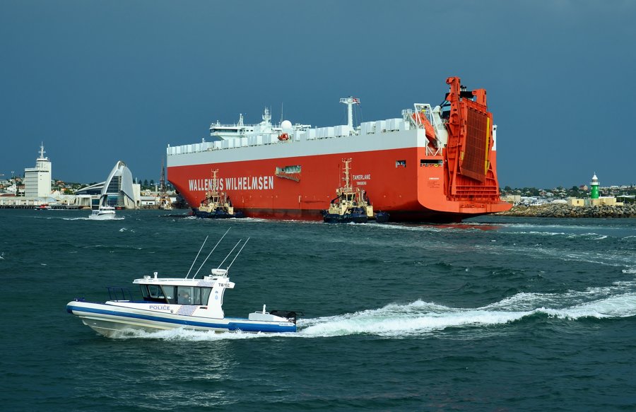 Photograph of the Vehicles Carrier (Ro-Ro): TAMERLANE            (IMO: 9218648). Documented in UK and Regional Shipping Movements.
