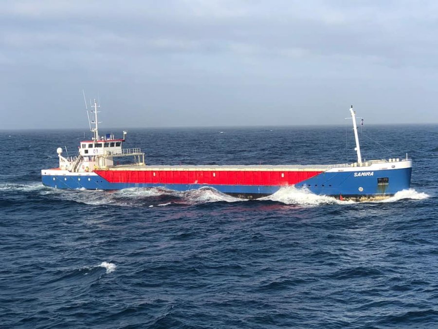  Irish Sea - SAMIRA transiting Irish Sea off Dublin
