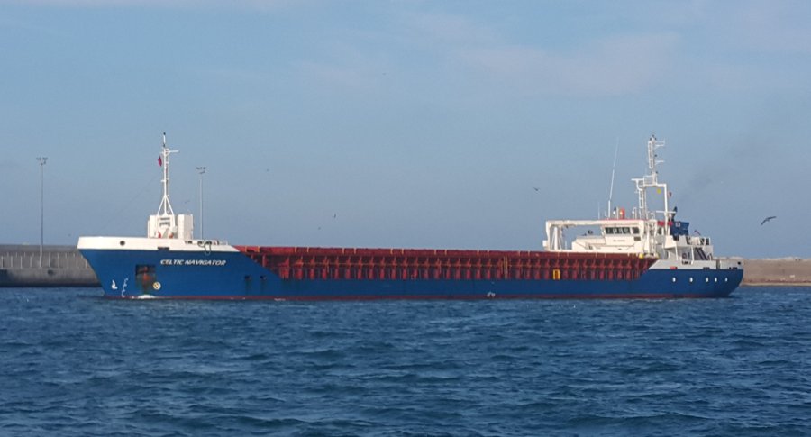  Irish Sea - CELTIC NAVIGATOR transiting St Georges Channel