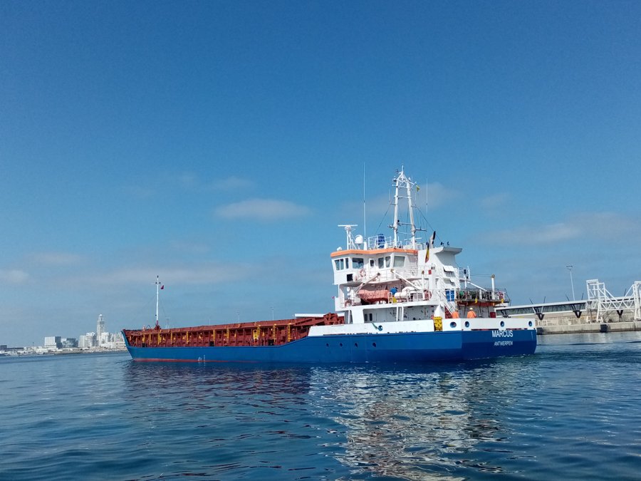 Transit: MARCUS               entering English South Coast at The Dover Strait