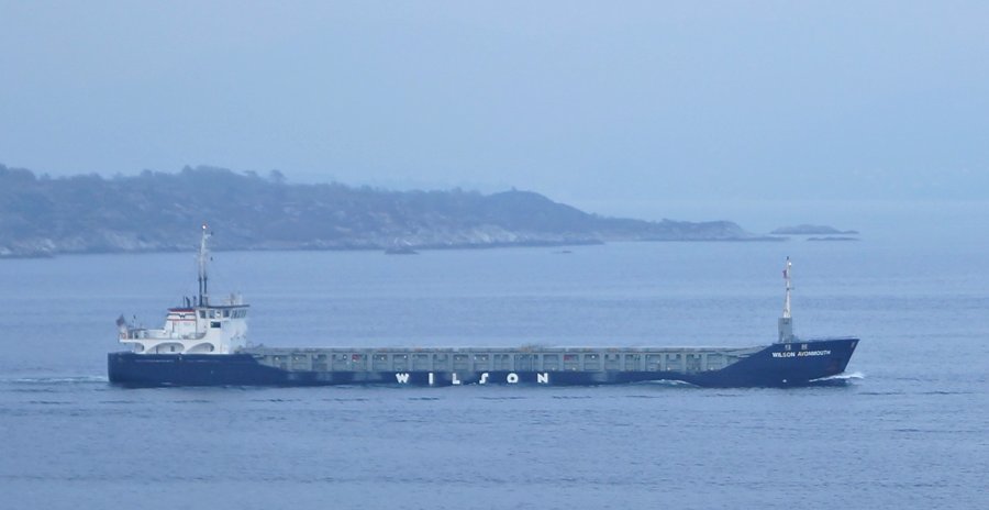 Transit: WILSON AVONMOUTH     entering English South Coast at The Dover Strait
