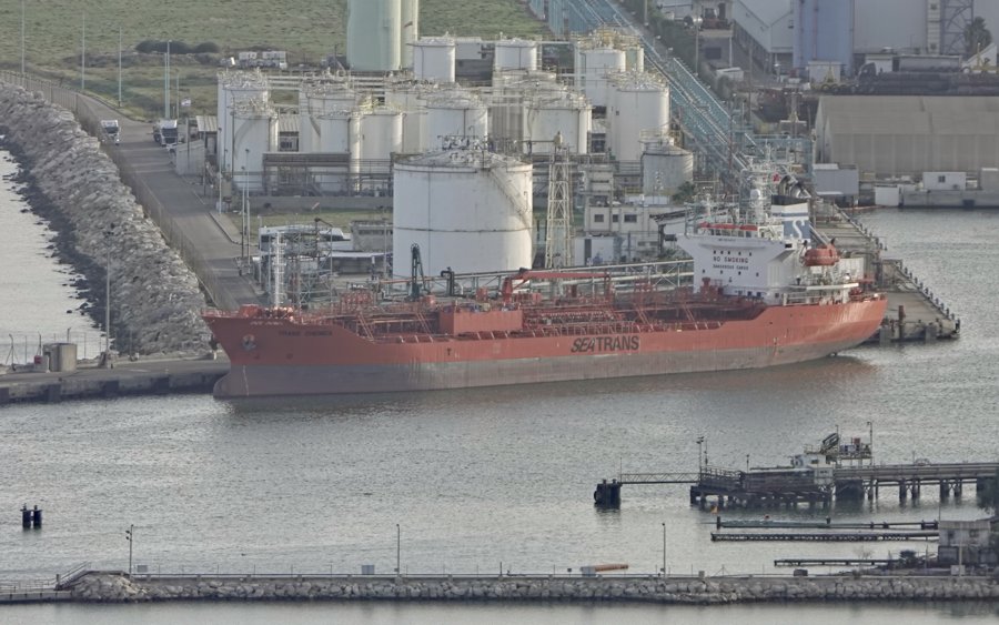 Transit: TRANS CHEMICA        entering English South Coast at The Dover Strait