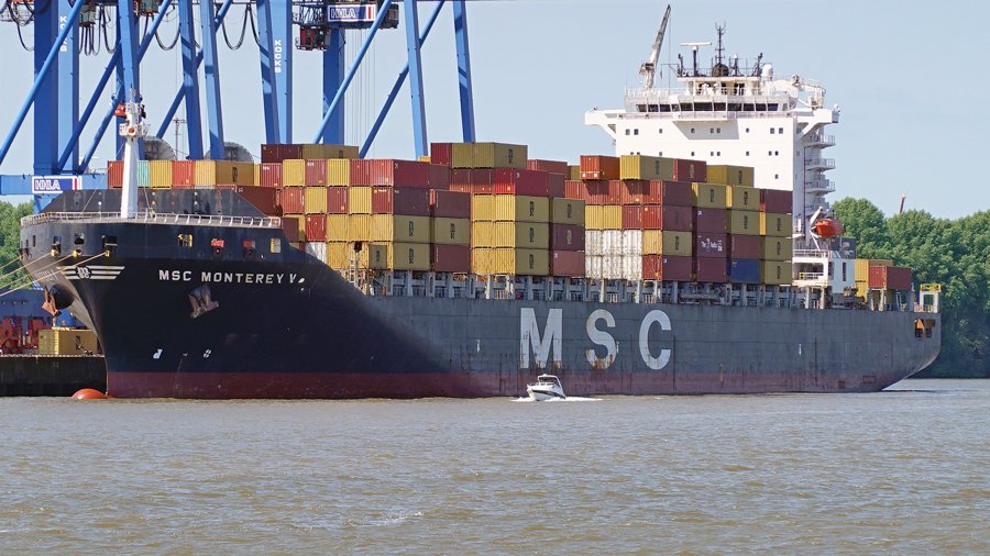 Felixstowe Departure: MSC MONTEREY V