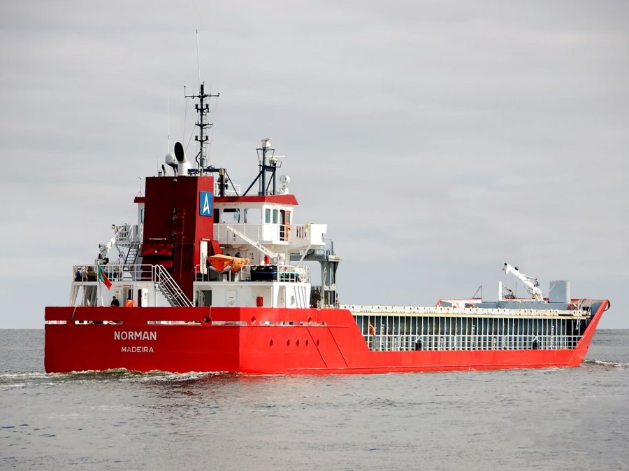 Photograph of the General Cargo: NORMAN (IMO: 9361342). Documented in UK and Regional Shipping Movements.