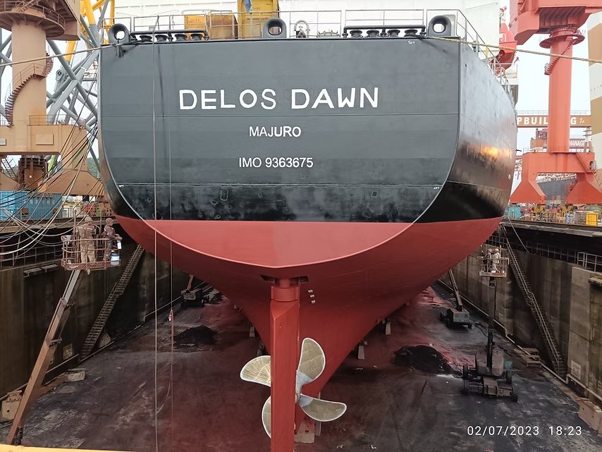 Transit: DELOS DAWN           entering English South Coast at The Dover Strait