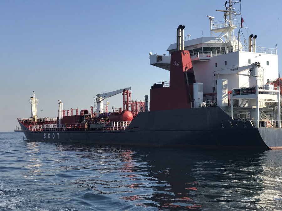 Transit: SCOT DRESDEN entering English South Coast at The Dover Strait