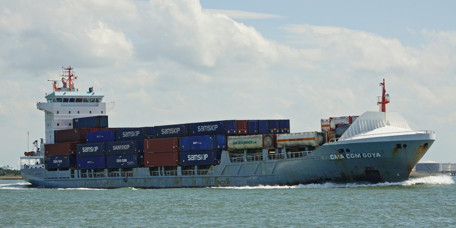 Thames Arrival: CMA CGM GOYA        