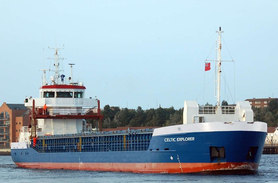 CELTIC EXPLORER transiting North Channel at Belfast on the Scottish West Coast  