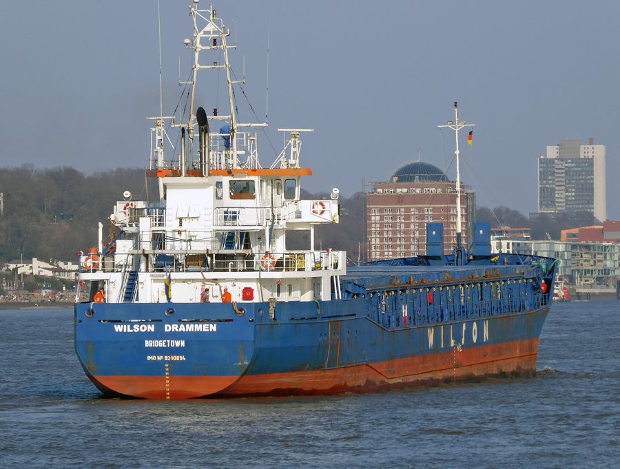 Photograph of the General Cargo Ship: WILSON DRAMMEN       (IMO: 9390094). Documented in UK and Regional Shipping Movements.