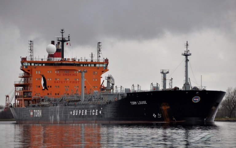 Transit: TORM LOUISE          entering English South Coast at The Dover Strait