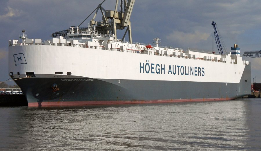 Bristol Channel Arrival: HOEGH COPENHAGEN    
