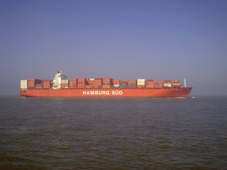Transit: SANTA TERESA         entering English South Coast at The Dover Strait