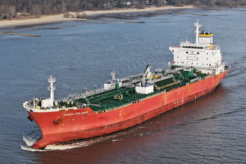 Transit: SONGA POLARIS        entering English South Coast at The Dover Strait