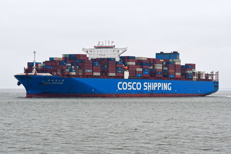 Southampton Departure: CSCL NEPTUNE        