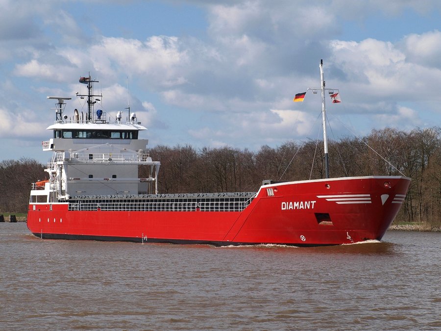 Transit: GAASTBORG entering English South Coast at The Dover Strait
