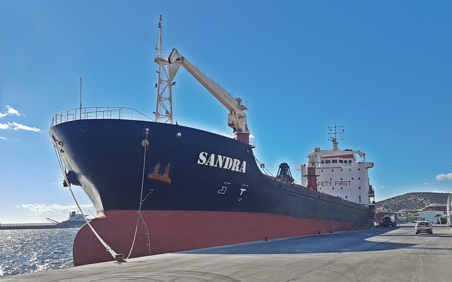 Transit: SANDRA               entering English South Coast at The Dover Strait