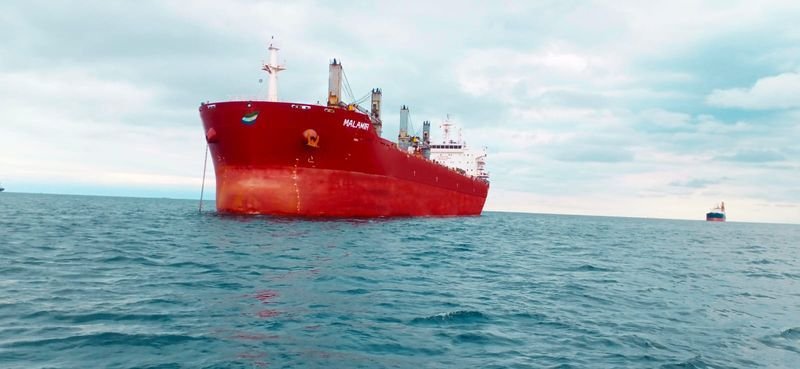 Transit: MV MALAMIR           entering English South Coast at The Dover Strait