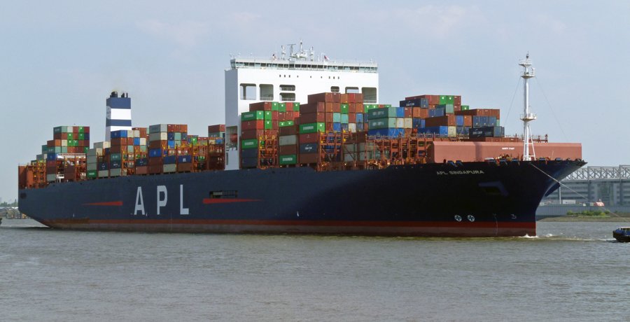 Southampton Departure: APL SINGAPURA