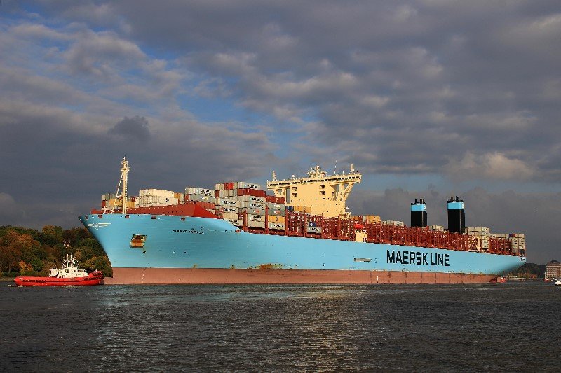  Celtic Sea - MARIT MAERSK transiting Celtic Sea