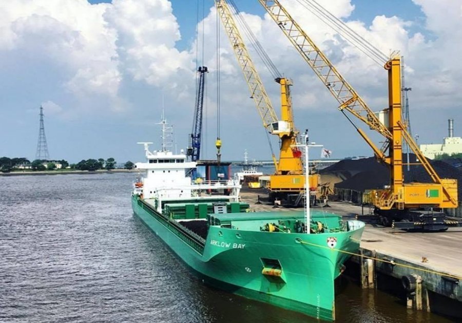Cork Harbour Arrival: ARKLOW BAY