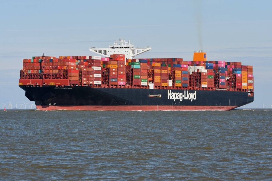 Transit:  AL DAHNA EXPRESS entering English South Coast at The Dover Strait