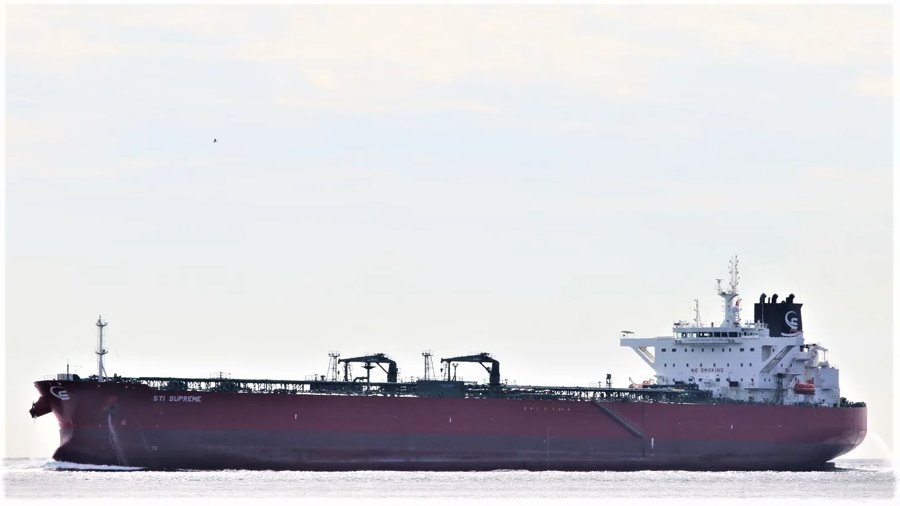 Transit: STI SUPREME          entering English South Coast at The Dover Strait