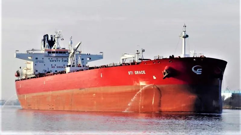 Transit: STI GRACE            entering English South Coast at The Dover Strait