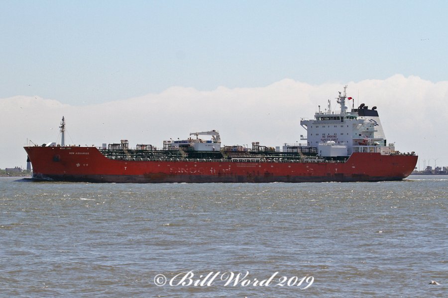 Transit: BOW AQUARIUS entering English South Coast at The Dover Strait