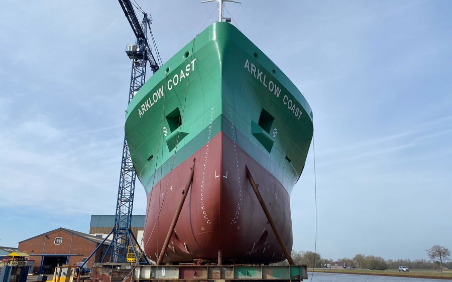 ARKLOW COAST transiting North Channel South Gate on the Scottish West Coast  