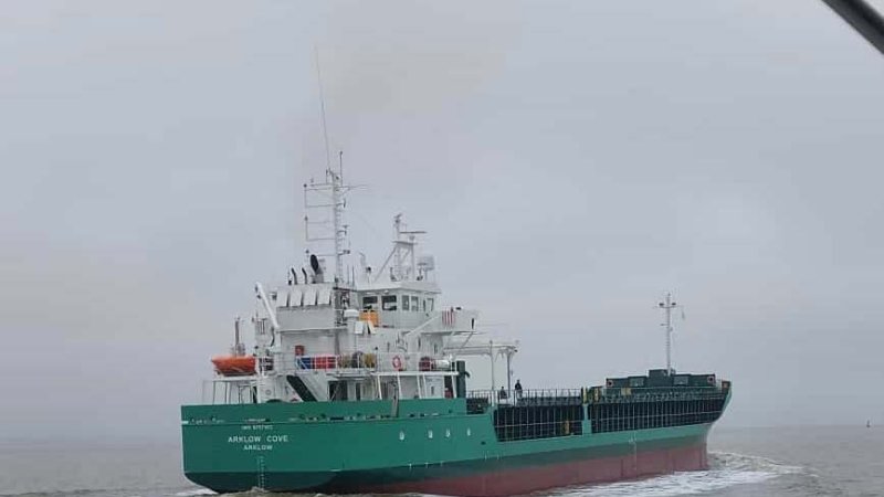  Irish Sea - ARKLOW COVE          transiting Irish Sea off Wales