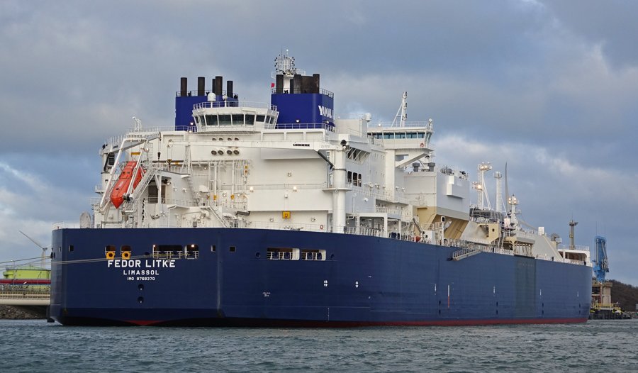 Transit: FEDOR LITKE entering English South Coast at The Dover Strait