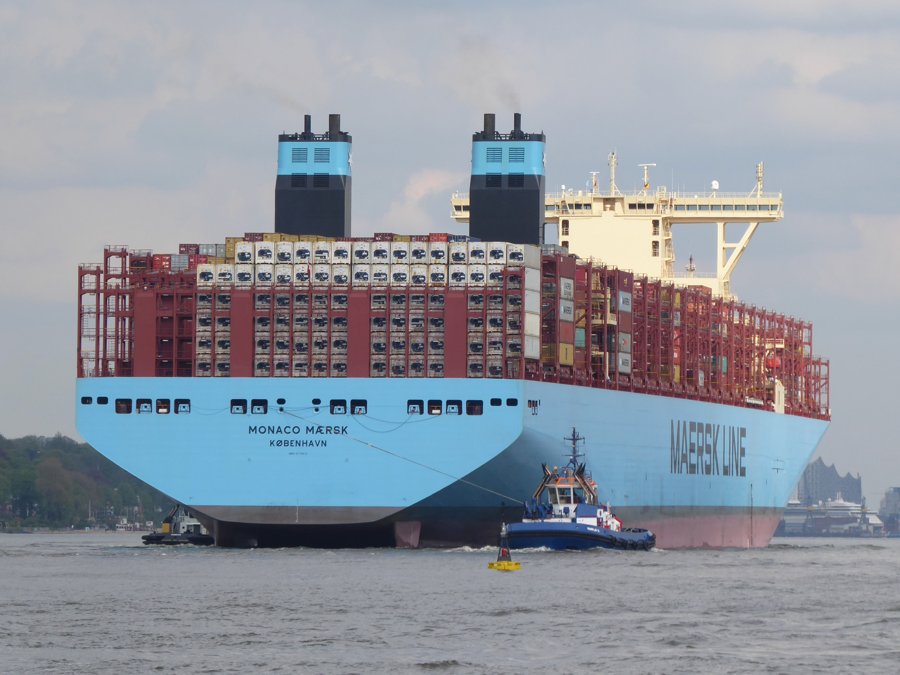  Celtic Sea - MONACO MAERSK transiting Celtic Sea