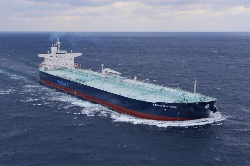 Transit: MINERVA ELEFTHERIA   entering English South Coast at The Dover Strait
