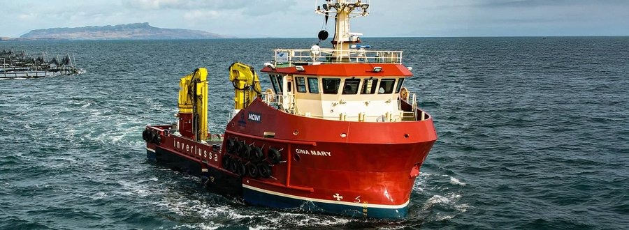  Scottish North Coast - GINA MARY transiting Thurso Coast