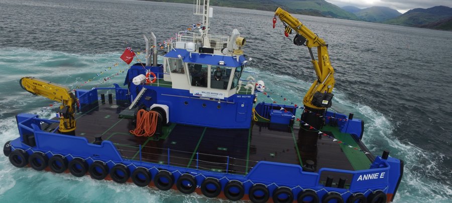 ANNIE E transiting Inner Herbrides Seas on the Scottish West Coast  