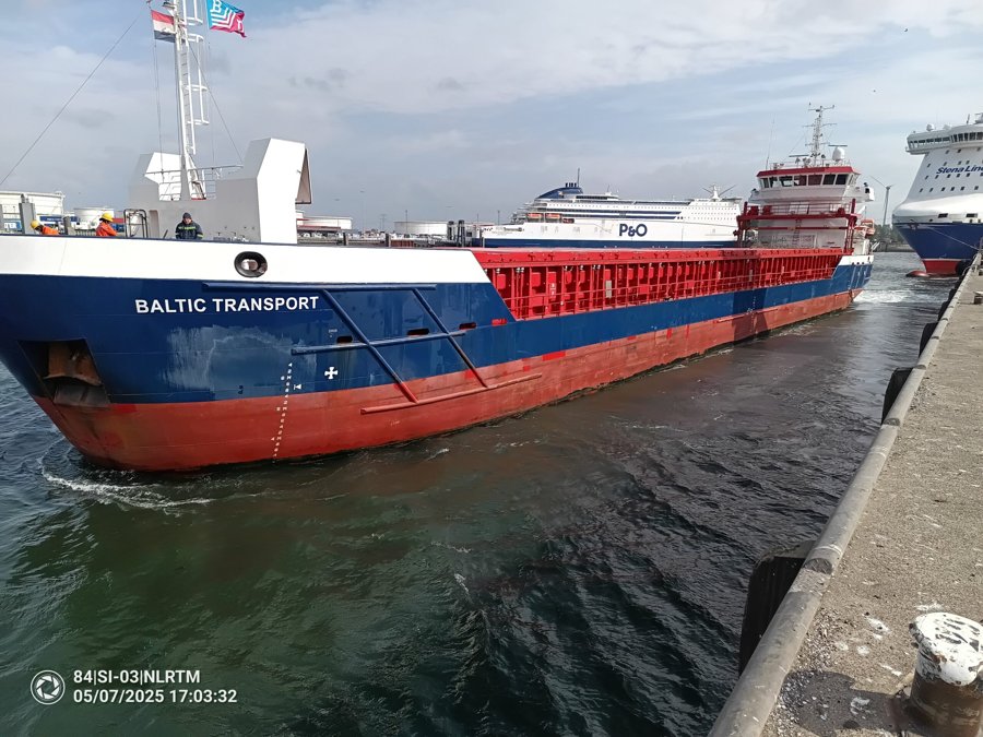 Belfast Arrival: BALTIC TRANSPORT    