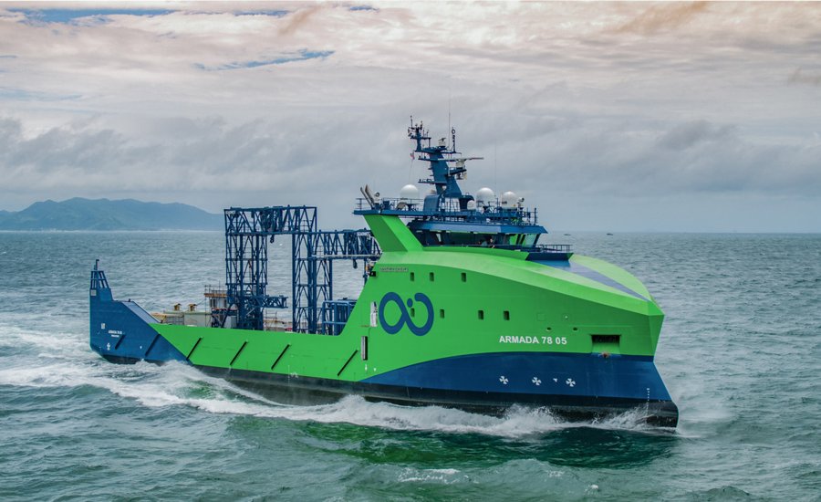 Transit: ARMADA 78 08 entering English South Coast at The Dover Strait