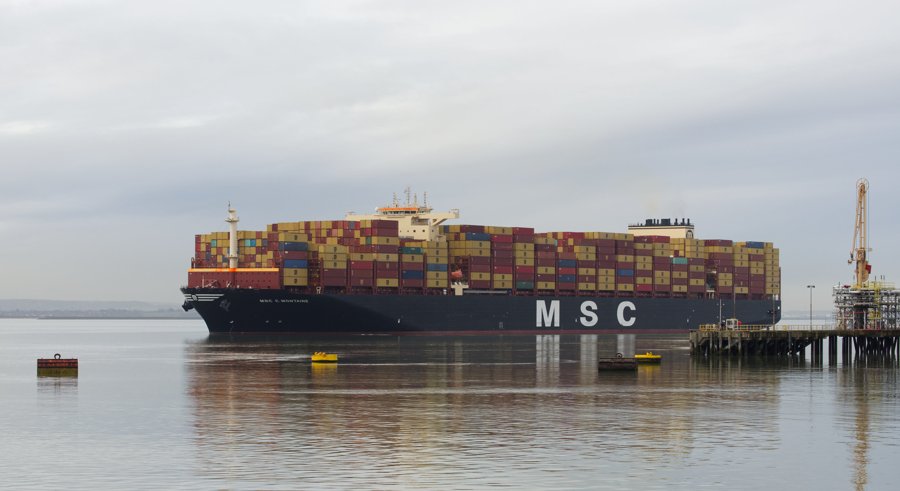 Felixstowe Departure: MSC C. MONTAINE     